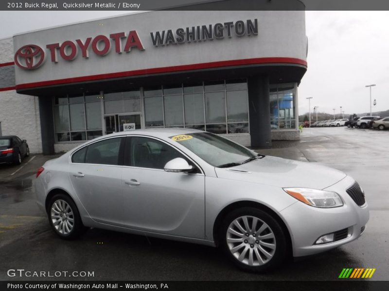 Quicksilver Metallic / Ebony 2012 Buick Regal
