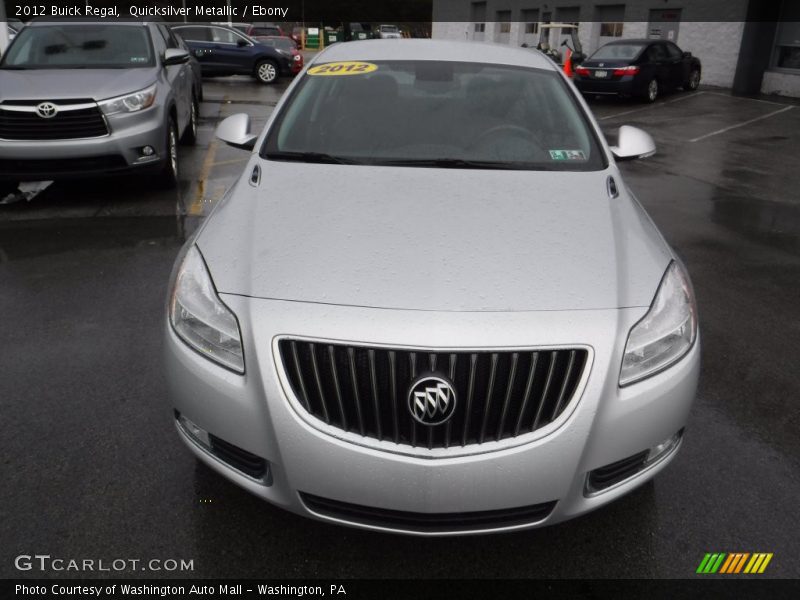Quicksilver Metallic / Ebony 2012 Buick Regal