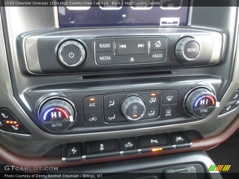 Black / High Country Saddle 2016 Chevrolet Silverado 1500 High Country Crew Cab 4x4