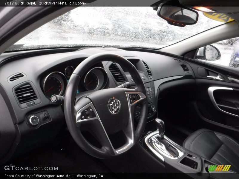 Quicksilver Metallic / Ebony 2012 Buick Regal