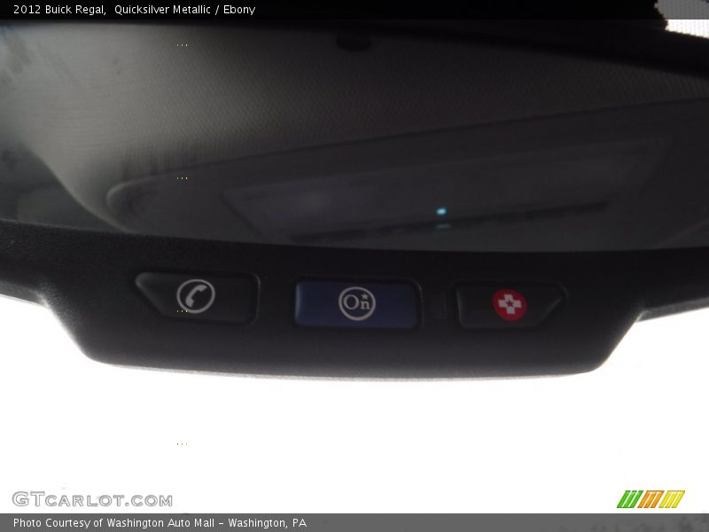 Quicksilver Metallic / Ebony 2012 Buick Regal