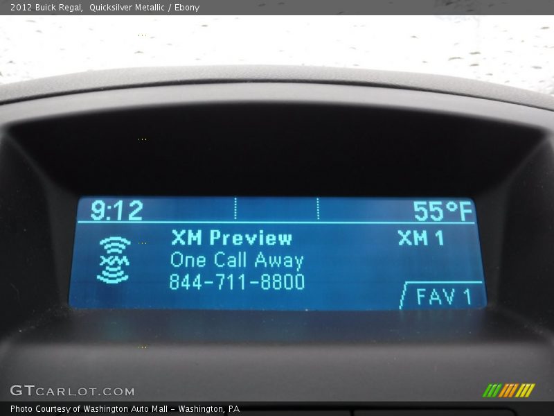 Quicksilver Metallic / Ebony 2012 Buick Regal