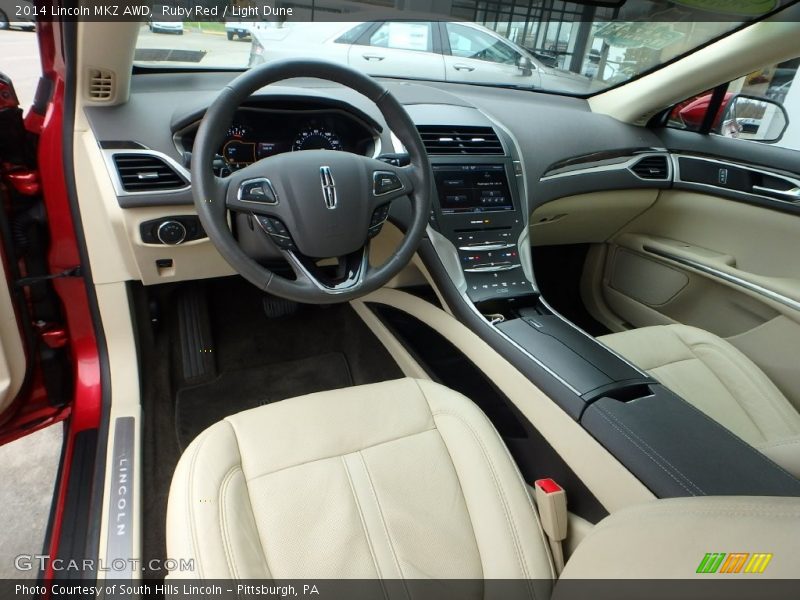 Ruby Red / Light Dune 2014 Lincoln MKZ AWD