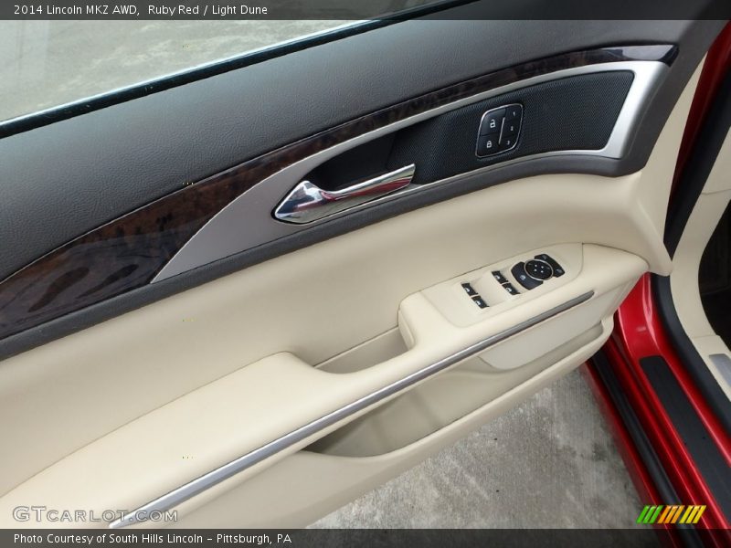 Ruby Red / Light Dune 2014 Lincoln MKZ AWD