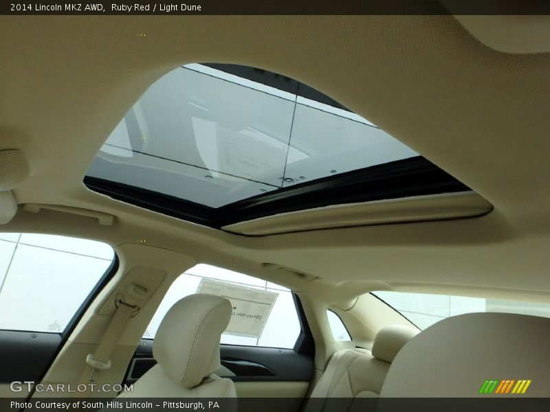 Ruby Red / Light Dune 2014 Lincoln MKZ AWD