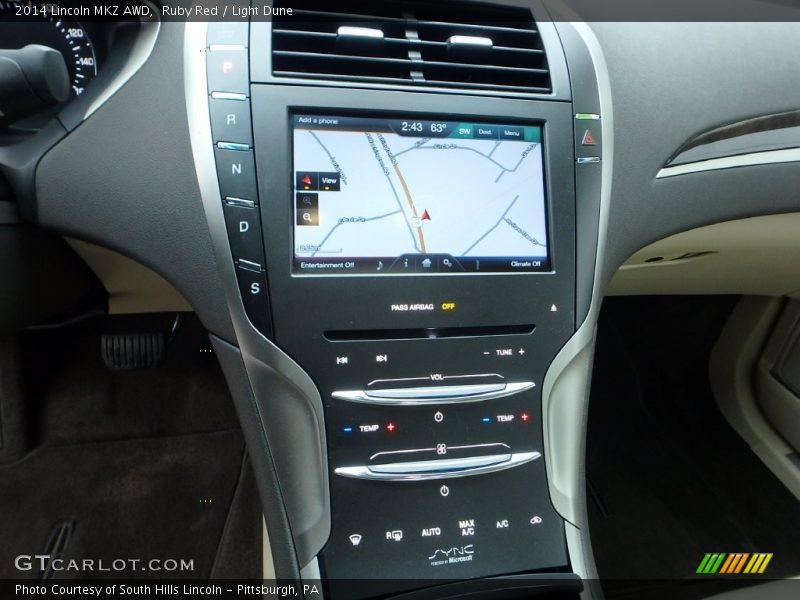 Ruby Red / Light Dune 2014 Lincoln MKZ AWD