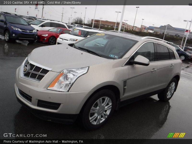 Gold Mist / Shale/Ebony 2010 Cadillac SRX 4 V6 AWD