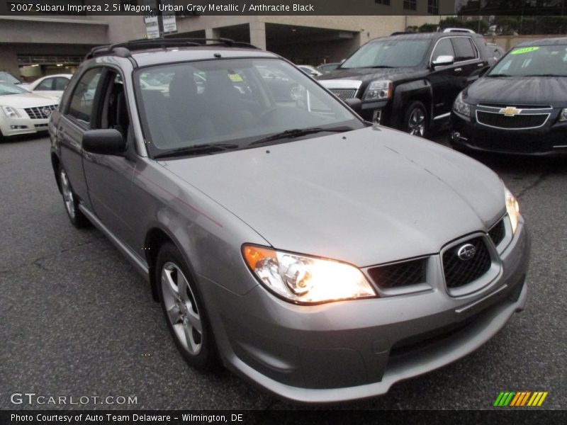 Urban Gray Metallic / Anthracite Black 2007 Subaru Impreza 2.5i Wagon
