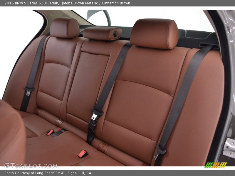 Rear Seat of 2016 5 Series 528i Sedan
