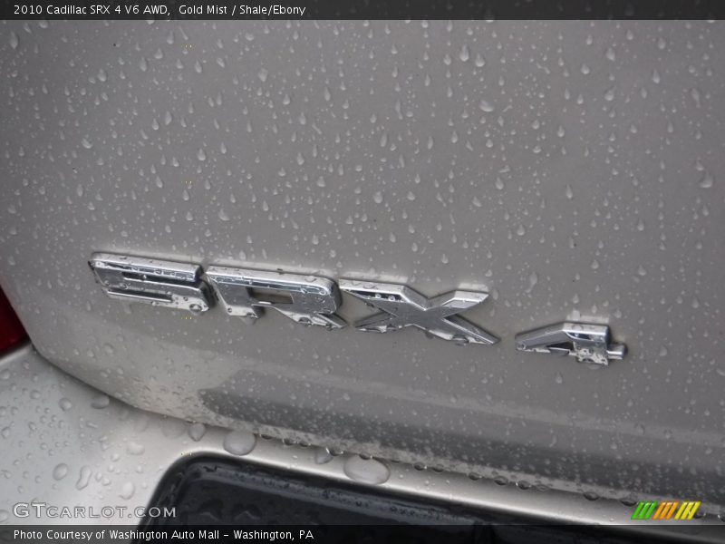 Gold Mist / Shale/Ebony 2010 Cadillac SRX 4 V6 AWD