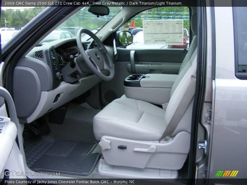 Steel Gray Metallic / Dark Titanium/Light Titanium 2009 GMC Sierra 1500 SLE Z71 Crew Cab 4x4