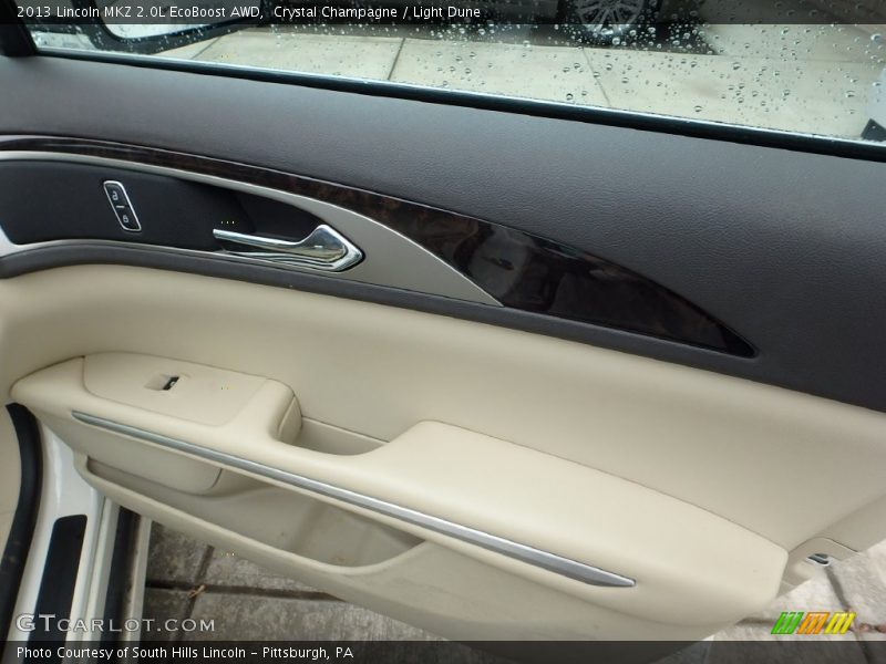 Crystal Champagne / Light Dune 2013 Lincoln MKZ 2.0L EcoBoost AWD