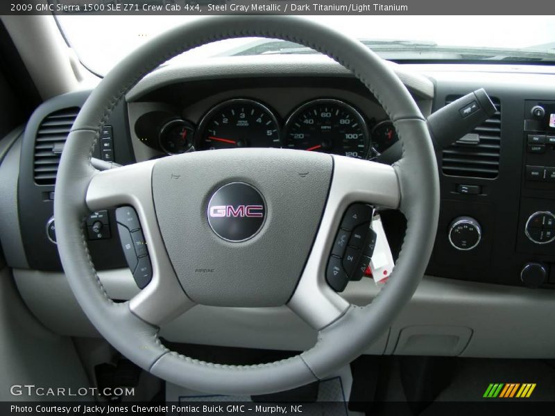 Steel Gray Metallic / Dark Titanium/Light Titanium 2009 GMC Sierra 1500 SLE Z71 Crew Cab 4x4