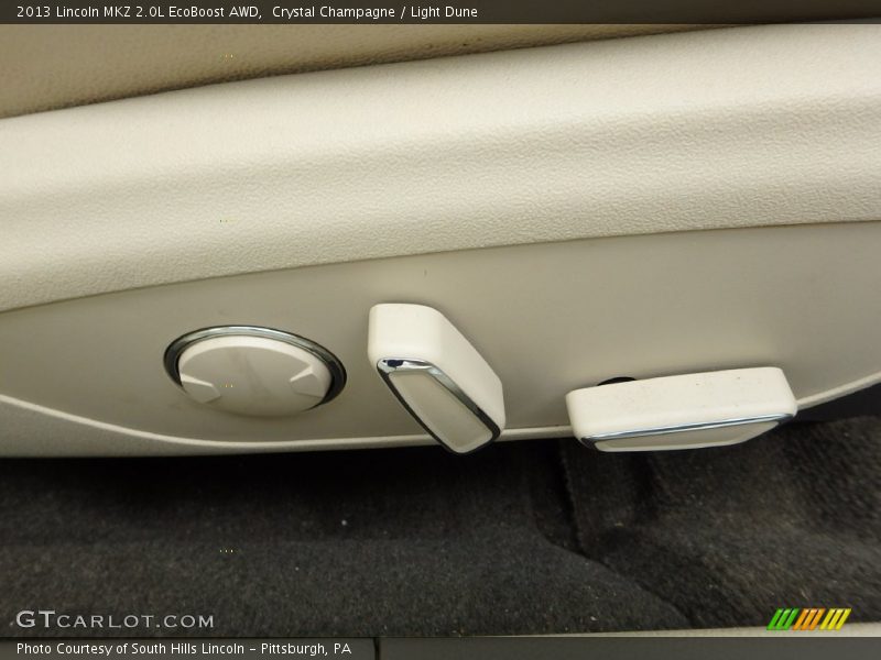 Crystal Champagne / Light Dune 2013 Lincoln MKZ 2.0L EcoBoost AWD