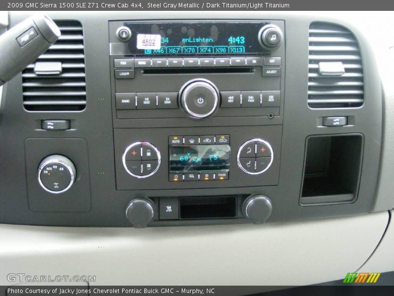 Steel Gray Metallic / Dark Titanium/Light Titanium 2009 GMC Sierra 1500 SLE Z71 Crew Cab 4x4