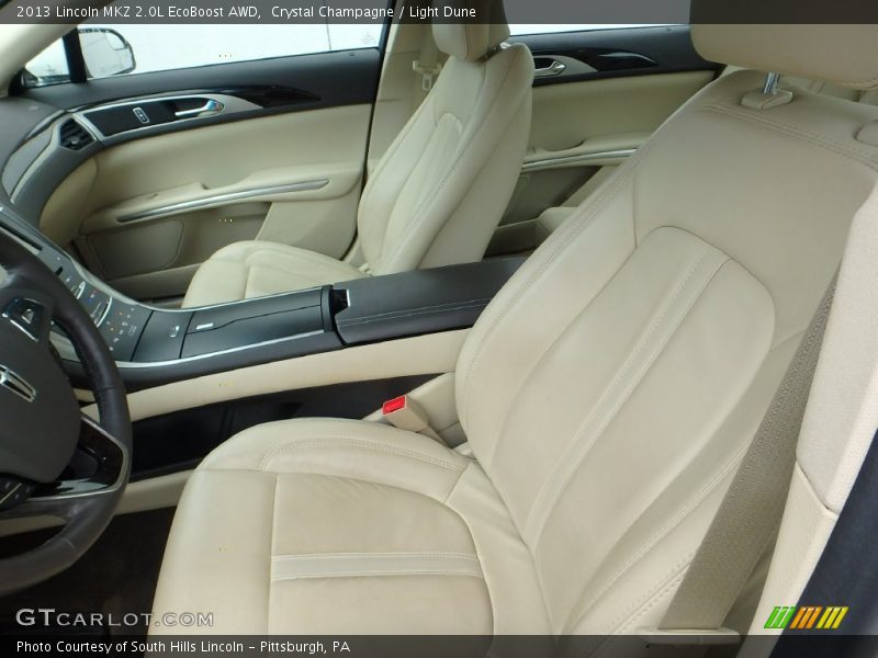 Crystal Champagne / Light Dune 2013 Lincoln MKZ 2.0L EcoBoost AWD