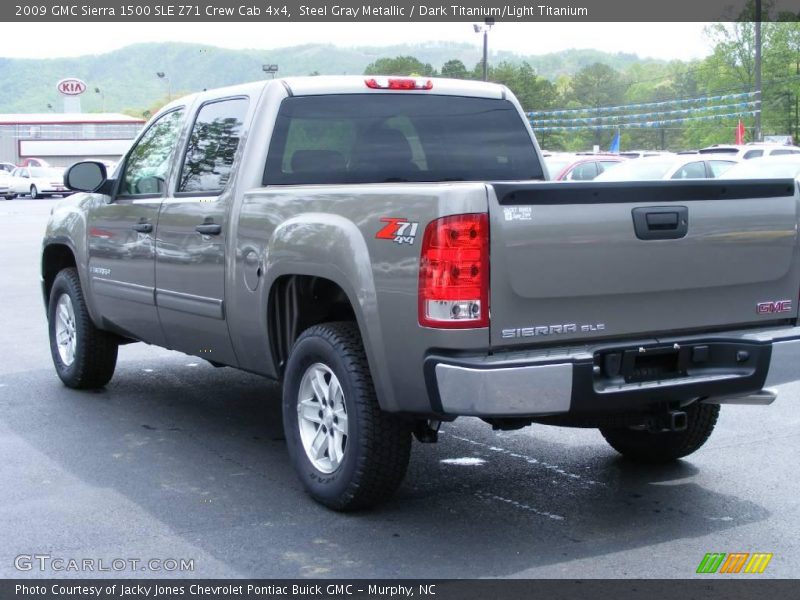 Steel Gray Metallic / Dark Titanium/Light Titanium 2009 GMC Sierra 1500 SLE Z71 Crew Cab 4x4