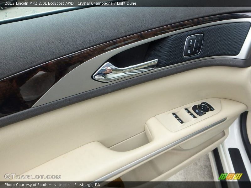 Crystal Champagne / Light Dune 2013 Lincoln MKZ 2.0L EcoBoost AWD