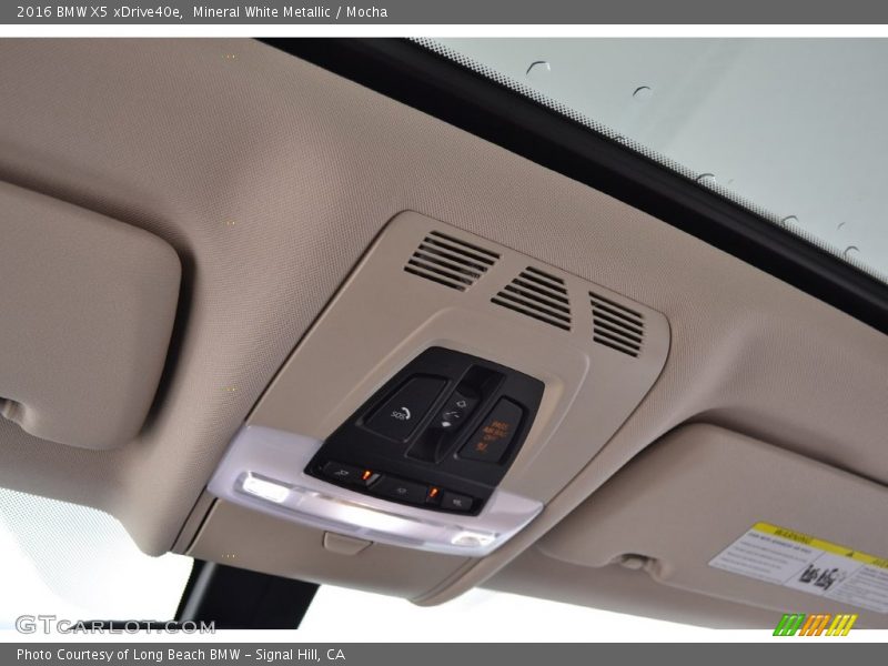 Controls of 2016 X5 xDrive40e