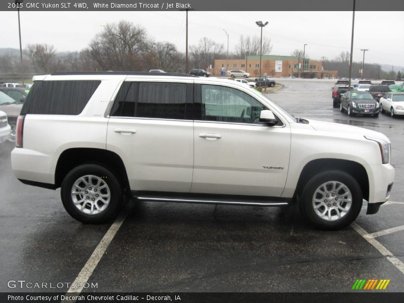 White Diamond Tricoat / Jet Black 2015 GMC Yukon SLT 4WD