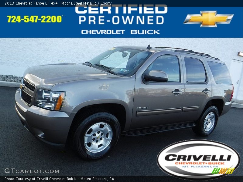 Mocha Steel Metallic / Ebony 2013 Chevrolet Tahoe LT 4x4