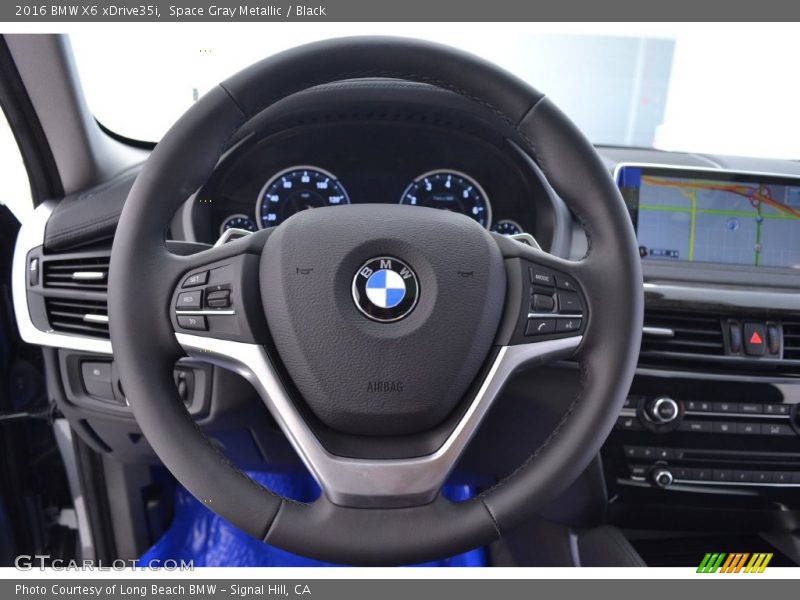 Space Gray Metallic / Black 2016 BMW X6 xDrive35i