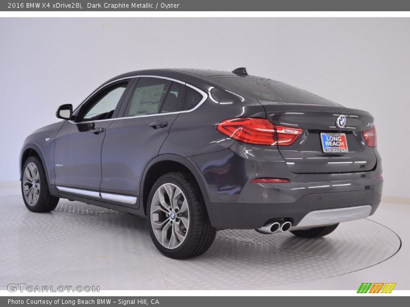 Dark Graphite Metallic / Oyster 2016 BMW X4 xDrive28i