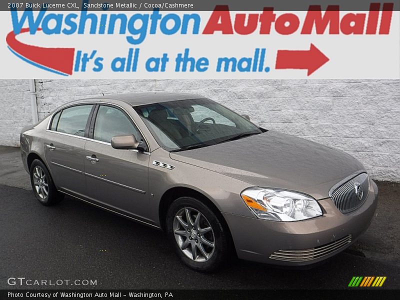 Sandstone Metallic / Cocoa/Cashmere 2007 Buick Lucerne CXL