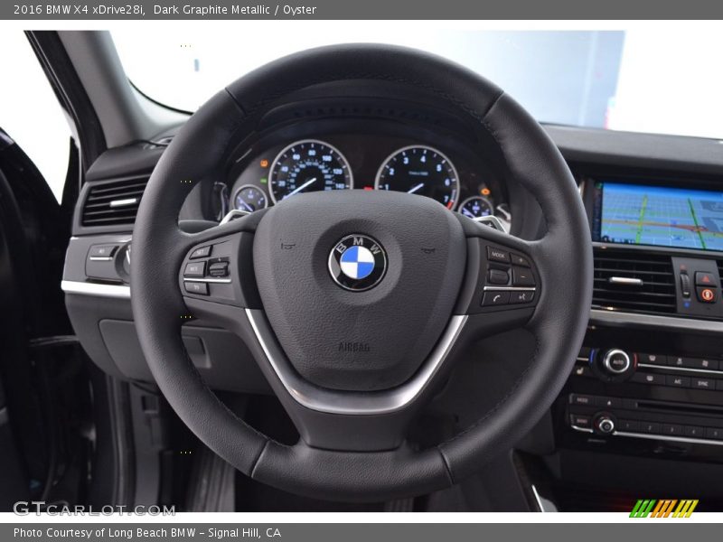 Dark Graphite Metallic / Oyster 2016 BMW X4 xDrive28i