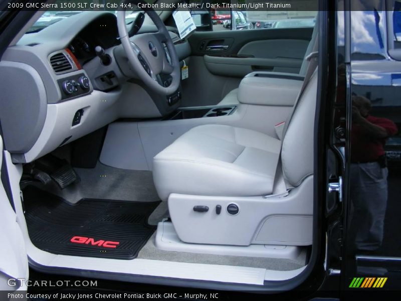 Carbon Black Metallic / Dark Titanium/Light Titanium 2009 GMC Sierra 1500 SLT Crew Cab 4x4