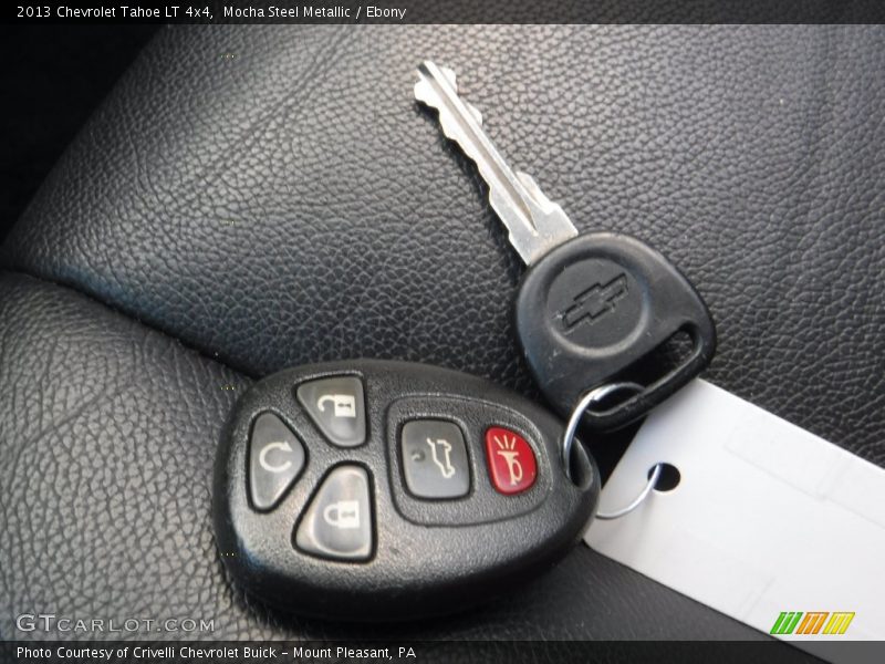 Mocha Steel Metallic / Ebony 2013 Chevrolet Tahoe LT 4x4