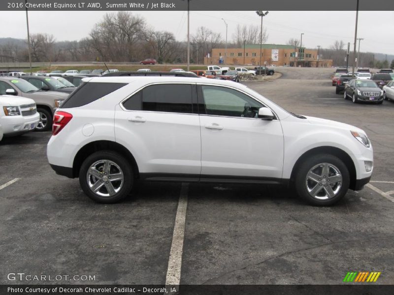 Summit White / Jet Black 2016 Chevrolet Equinox LT AWD