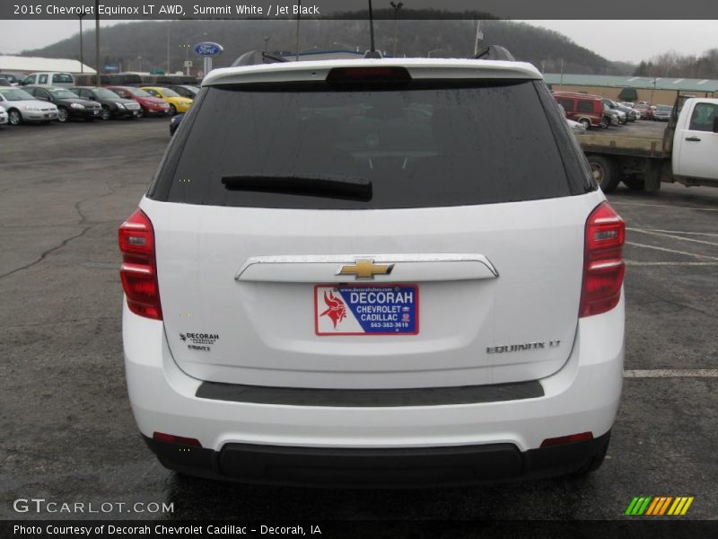 Summit White / Jet Black 2016 Chevrolet Equinox LT AWD