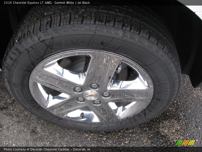 Summit White / Jet Black 2016 Chevrolet Equinox LT AWD