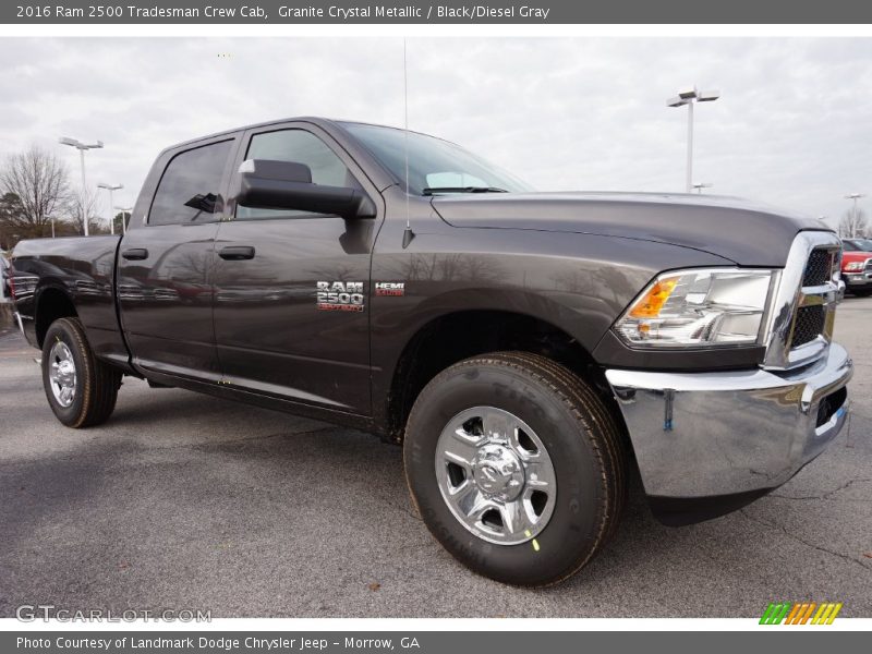Granite Crystal Metallic / Black/Diesel Gray 2016 Ram 2500 Tradesman Crew Cab