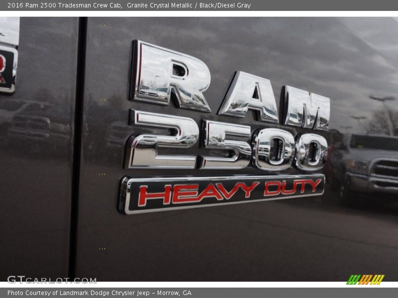 Granite Crystal Metallic / Black/Diesel Gray 2016 Ram 2500 Tradesman Crew Cab