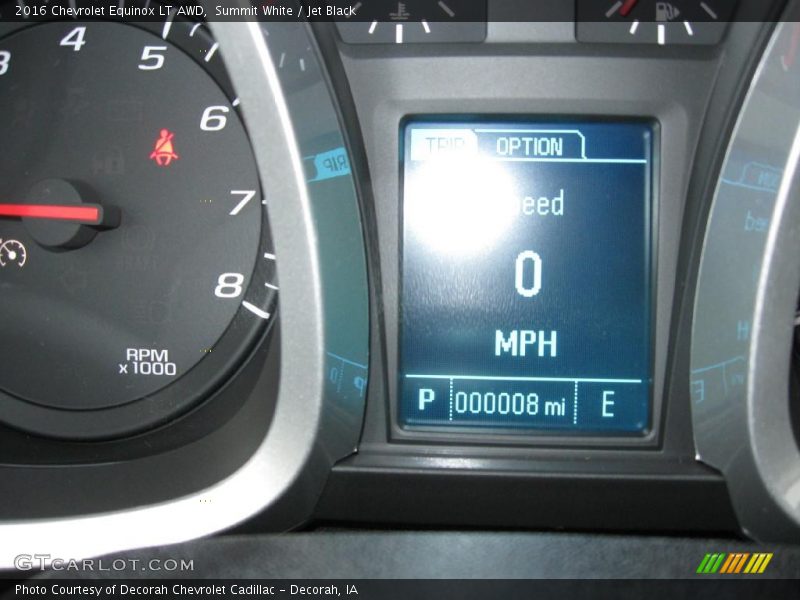 Summit White / Jet Black 2016 Chevrolet Equinox LT AWD