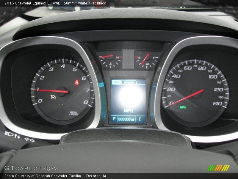 Summit White / Jet Black 2016 Chevrolet Equinox LT AWD