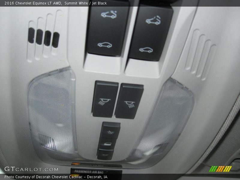 Summit White / Jet Black 2016 Chevrolet Equinox LT AWD