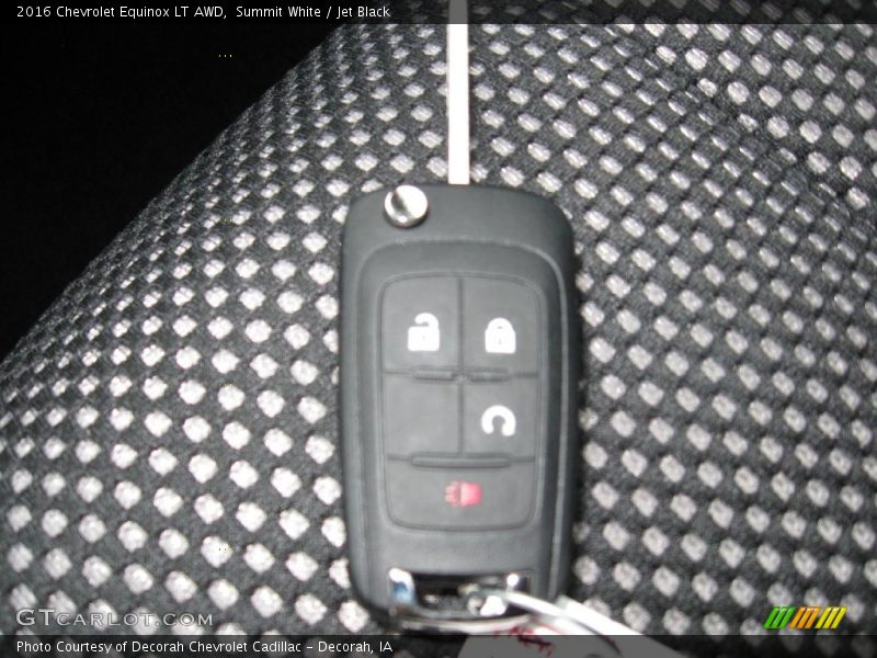 Summit White / Jet Black 2016 Chevrolet Equinox LT AWD