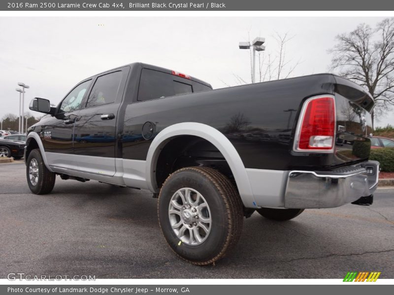 Brilliant Black Crystal Pearl / Black 2016 Ram 2500 Laramie Crew Cab 4x4