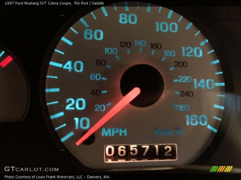Rio Red / Saddle 1997 Ford Mustang SVT Cobra Coupe