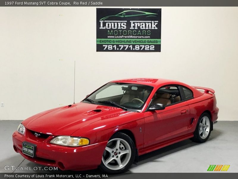 Rio Red / Saddle 1997 Ford Mustang SVT Cobra Coupe