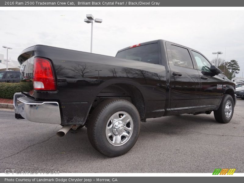  2016 2500 Tradesman Crew Cab Brilliant Black Crystal Pearl