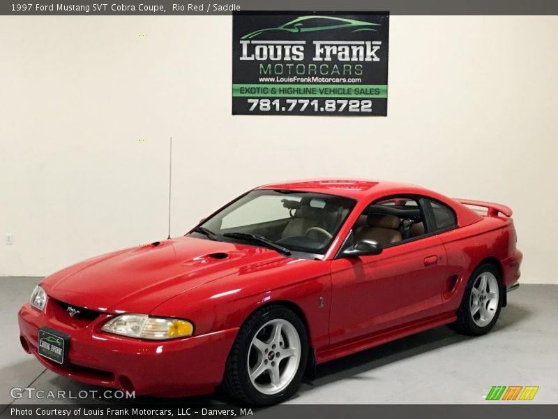 Rio Red / Saddle 1997 Ford Mustang SVT Cobra Coupe
