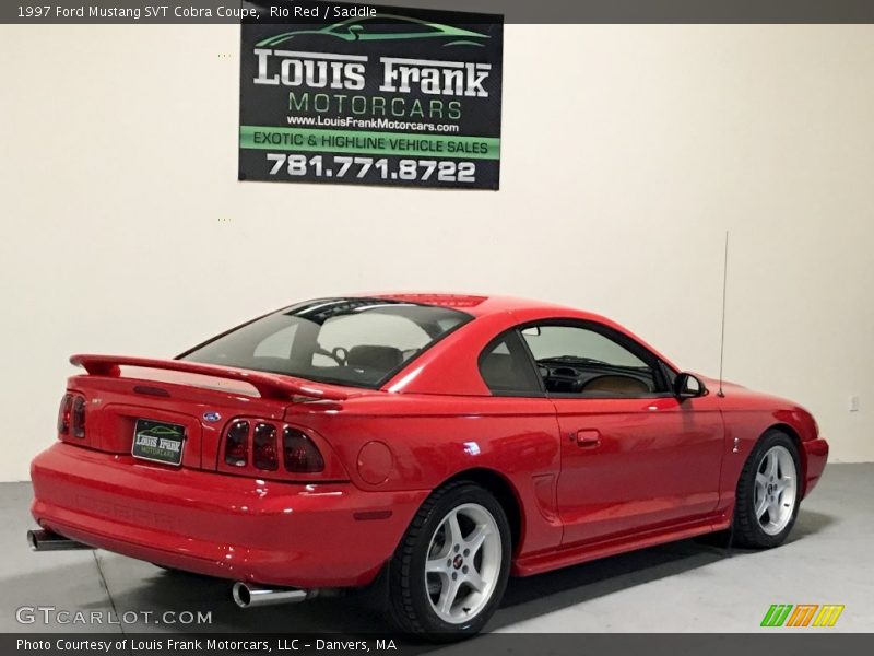 Rio Red / Saddle 1997 Ford Mustang SVT Cobra Coupe