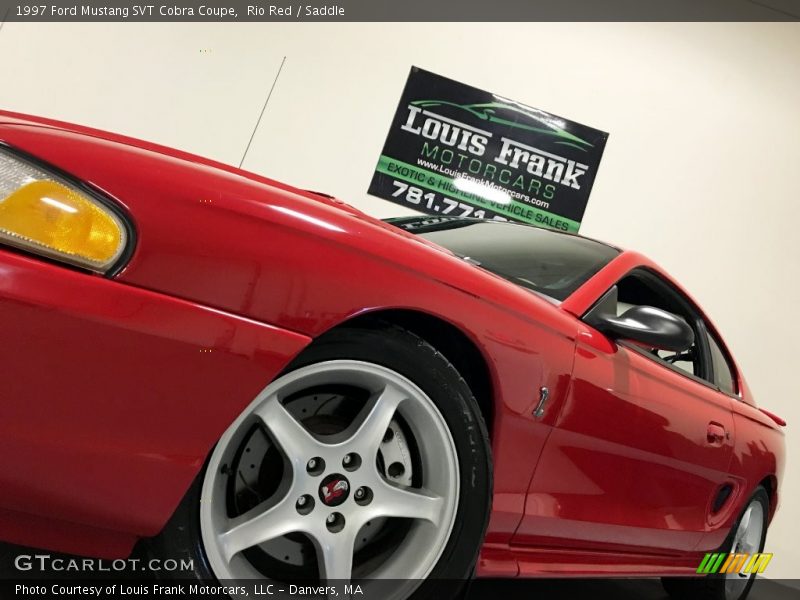 Rio Red / Saddle 1997 Ford Mustang SVT Cobra Coupe