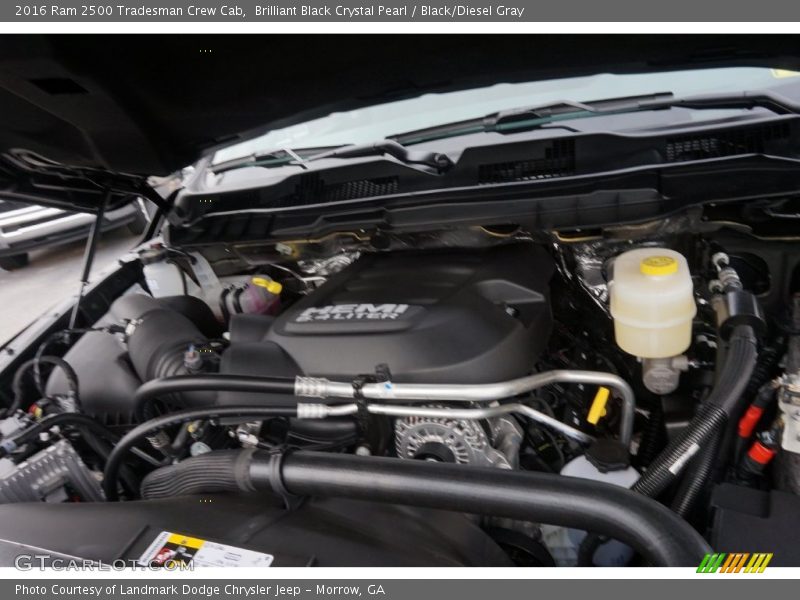 Brilliant Black Crystal Pearl / Black/Diesel Gray 2016 Ram 2500 Tradesman Crew Cab