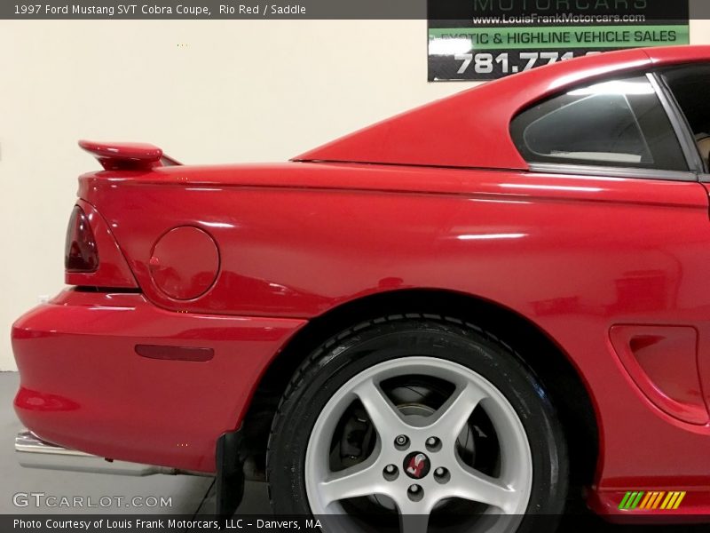 Rio Red / Saddle 1997 Ford Mustang SVT Cobra Coupe