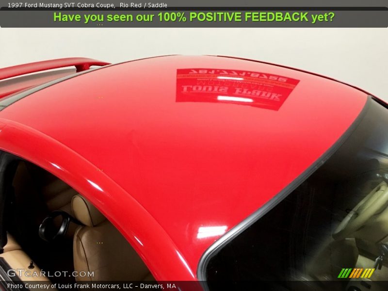 Rio Red / Saddle 1997 Ford Mustang SVT Cobra Coupe